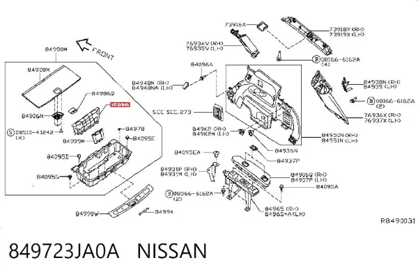  849723JA0A Nissan/Infiniti