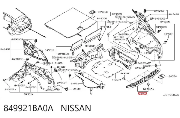  849921BA0A Nissan/Infiniti
