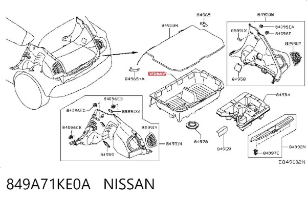  849A71KE0A Nissan/Infiniti