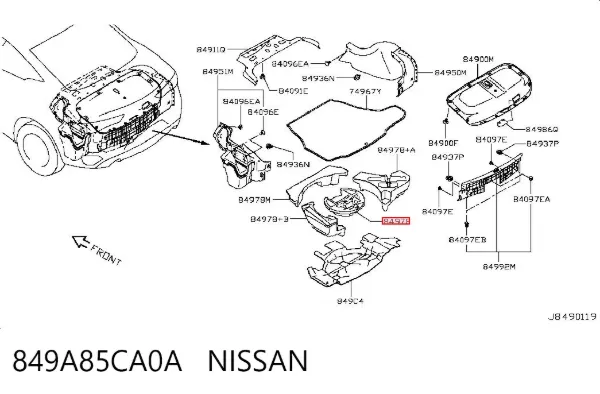  849A85CA0A Nissan/Infiniti