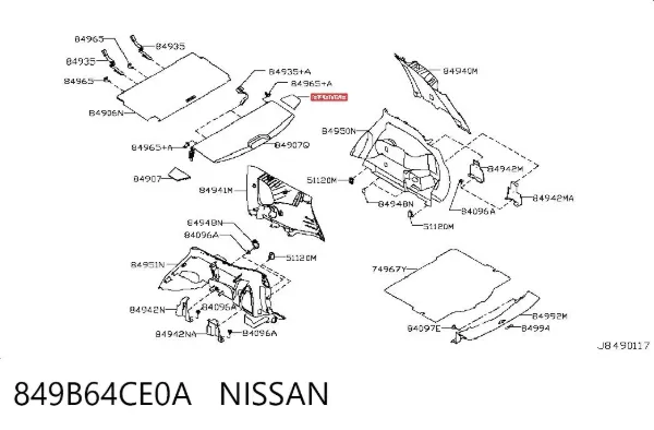  849B64CE0A Nissan/Infiniti