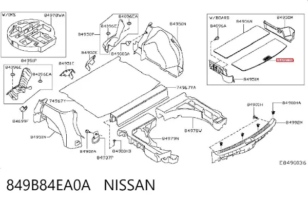  849B84EA0A Nissan/Infiniti