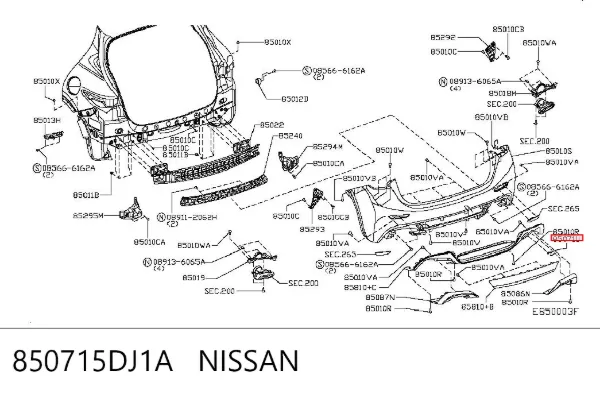  850715DJ1A Nissan/Infiniti