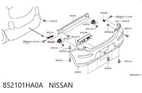  852101HA0A Nissan/Infiniti
