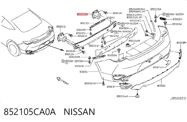  852105CA0A Nissan/Infiniti