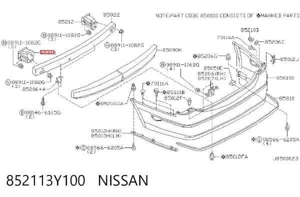  852113Y100 Nissan/Infiniti
