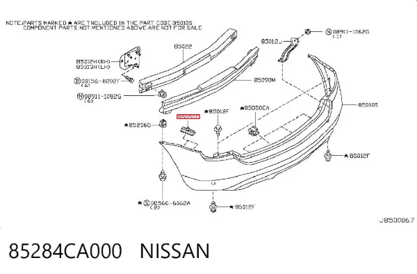  85284CA000 Nissan/Infiniti