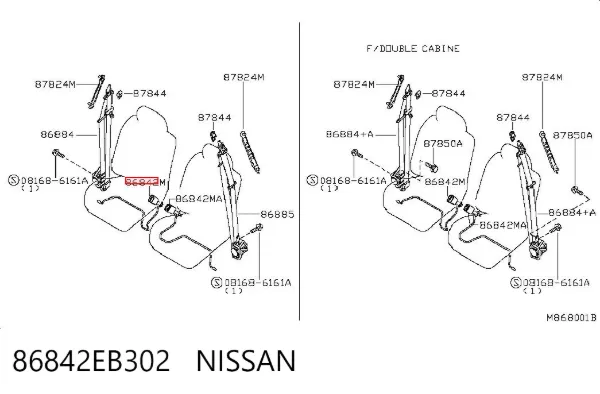  86842EB302 Nissan/Infiniti