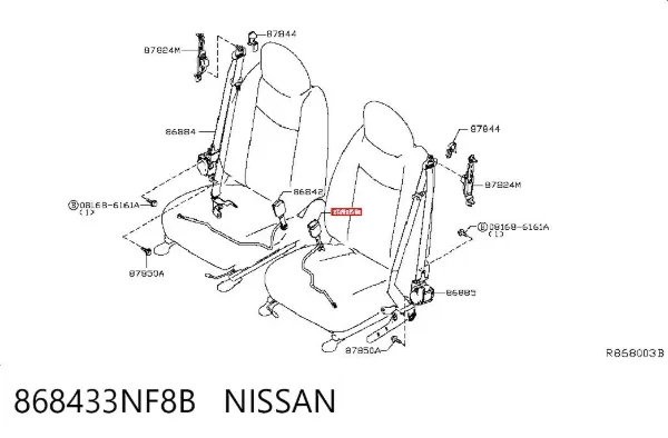  868433NF8B Nissan/Infiniti