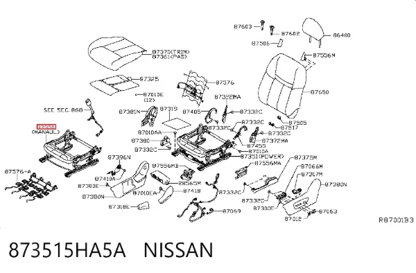  873515HA5A Nissan/Infiniti
