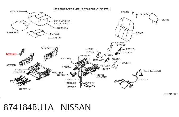  874184BU1A Nissan/Infiniti