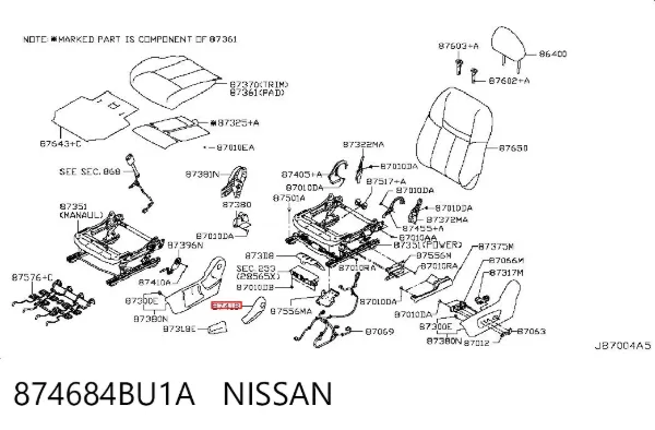  874684BU1A Nissan/Infiniti