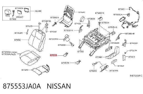  875553JA0A Nissan/Infiniti