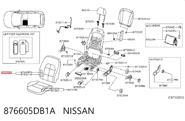  876605DB1A Nissan/Infiniti