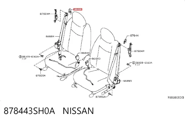  878443SH0A Nissan/Infiniti