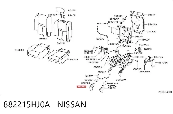  882215HJ0A Nissan/Infiniti