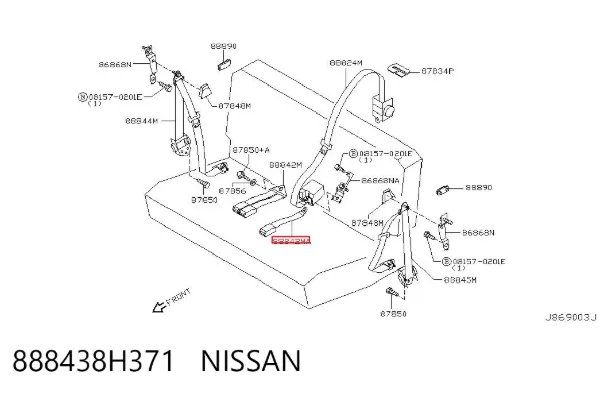  888438H371 Nissan/Infiniti
