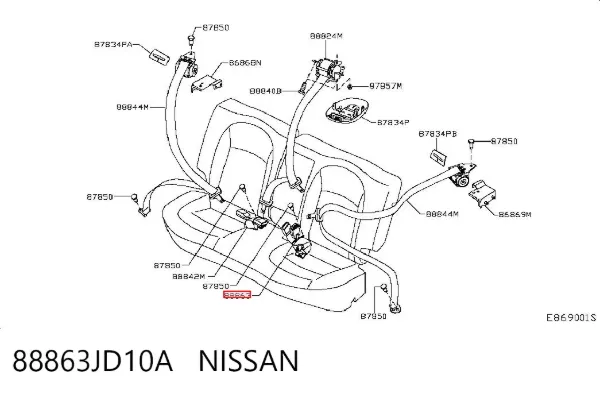  88863JD10A Nissan/Infiniti