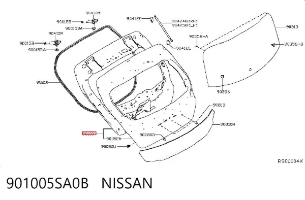 Ляда 901005SA0B Nissan/Infiniti