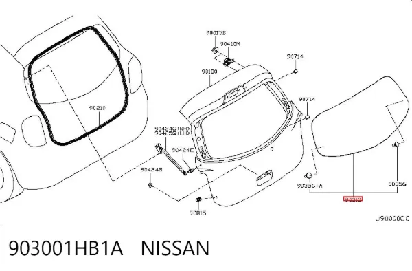 903001HB1A Nissan/Infiniti
