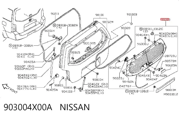  903004X00A Nissan/Infiniti