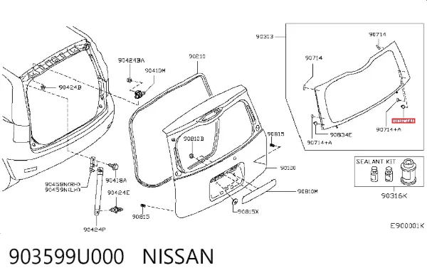  903599U000 Nissan/Infiniti