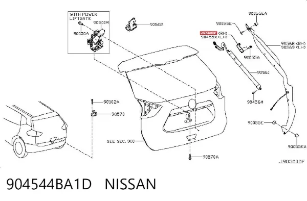  904544BA1D Nissan/Infiniti
