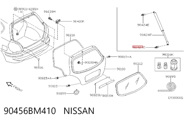  90456BM410 Nissan/Infiniti