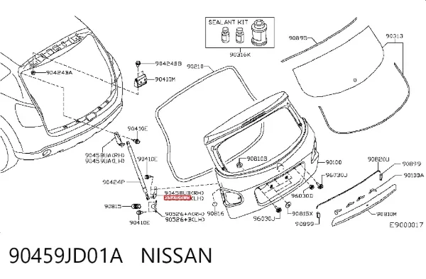  90459JD01A Nissan/Infiniti