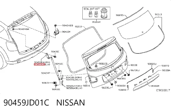  90459JD01C Nissan/Infiniti