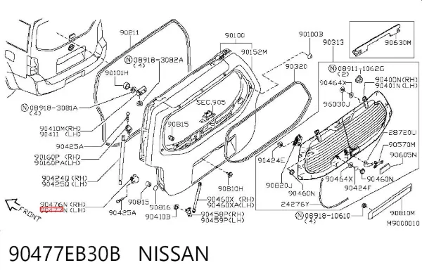  90477EB30B Nissan/Infiniti