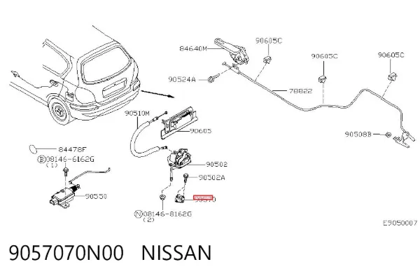  9057070N00 Nissan/Infiniti