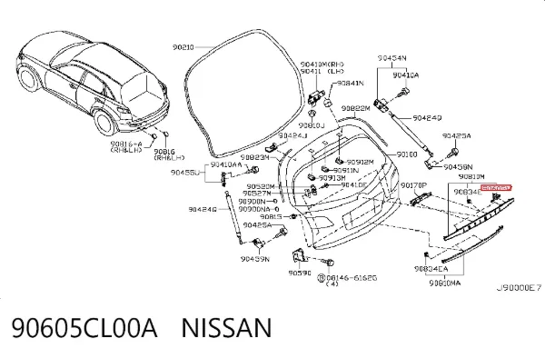  90605CL00A Nissan/Infiniti