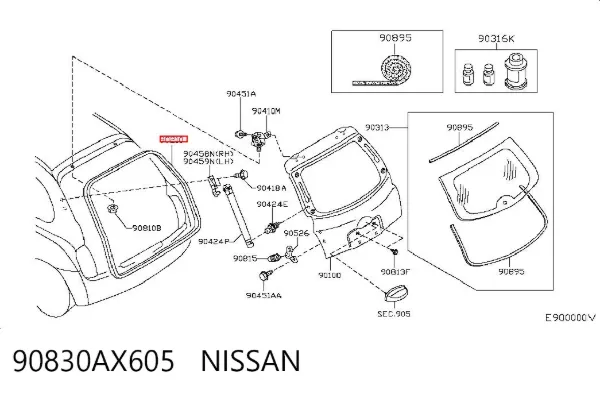  90830AX605 Nissan/Infiniti