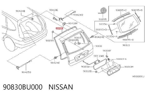  90830BU000 Nissan/Infiniti