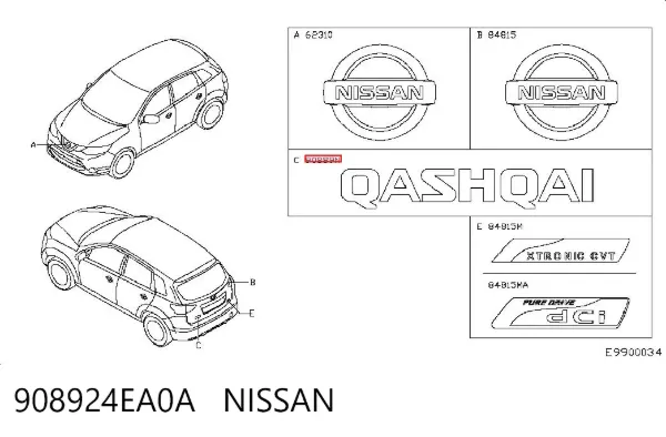  908924EA0A Nissan/Infiniti