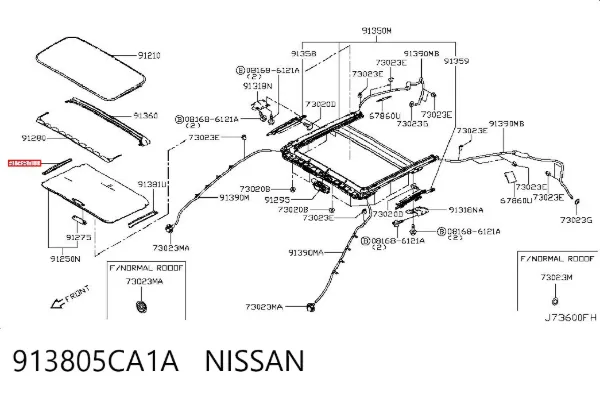  913805CA1A Nissan/Infiniti