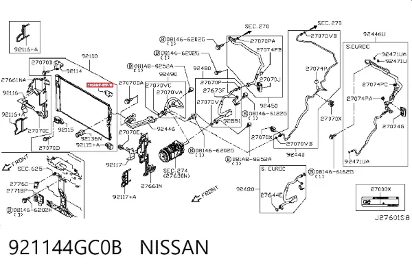  921144GC0B Nissan/Infiniti