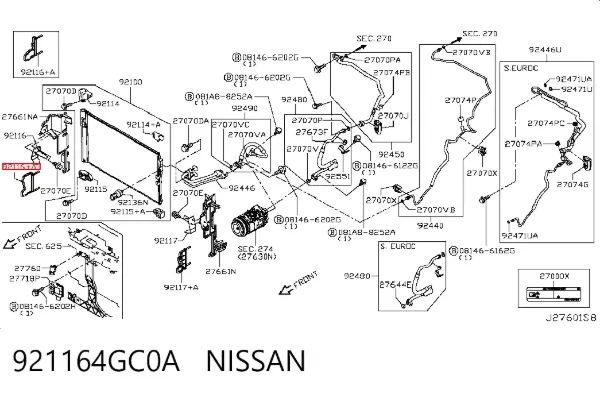  921164GC0A Nissan/Infiniti