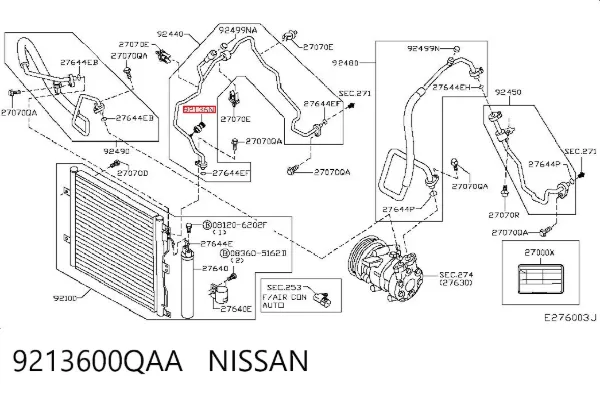  9213600QAA Nissan/Infiniti