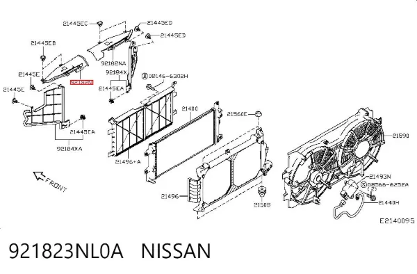  921823NL0A Nissan/Infiniti