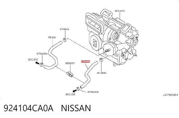  924104CA0A Nissan/Infiniti