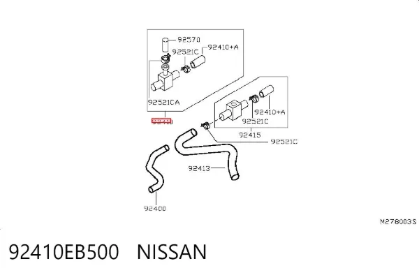  92410EB500 Nissan/Infiniti