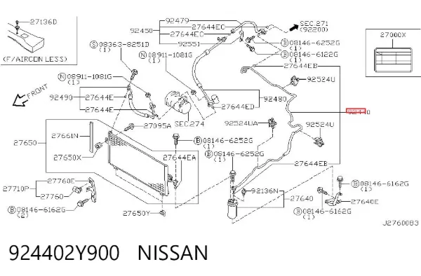  924402Y900 Nissan/Infiniti