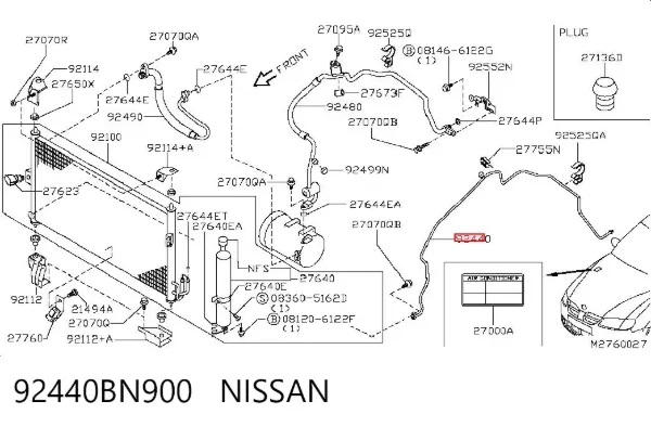  92440BN900 Nissan/Infiniti