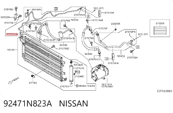  92471N823A Nissan/Infiniti