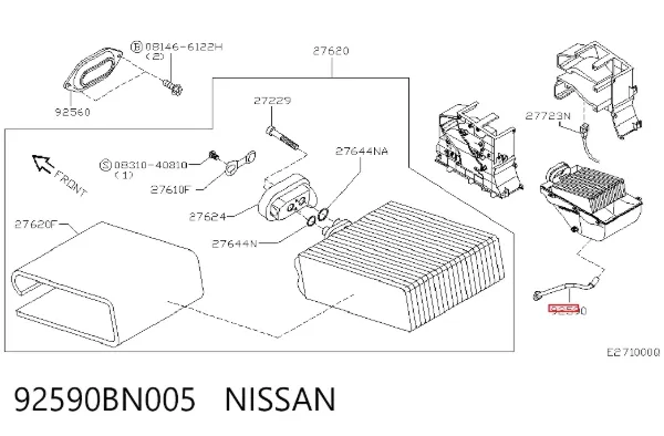  92590BN005 Nissan/Infiniti