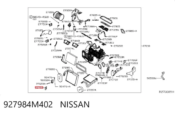  927984M402 Nissan/Infiniti