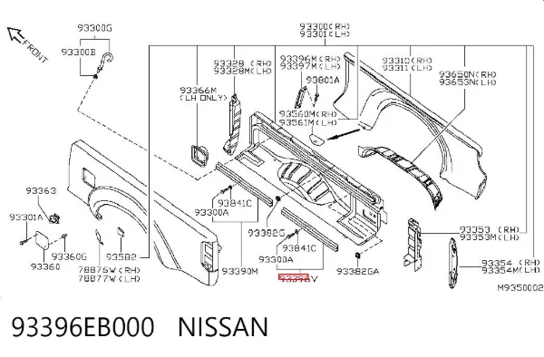  93396EB000 Nissan/Infiniti