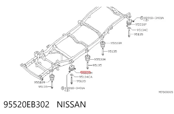  95520EB302 Nissan/Infiniti